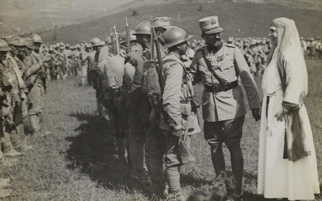 King Ferdinand, the leader of the Romanian Front and of the Allied armies