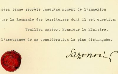 The Sazonov-Diamandy Agreement, the secret Russo-Romanian convention of 1914