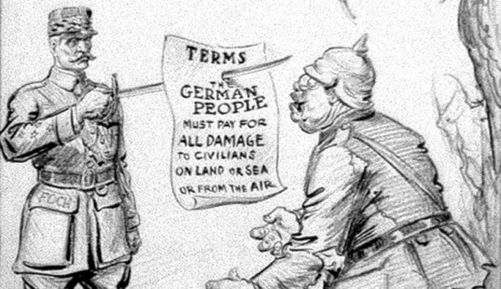 How the Treaty of Versailles ended WWI and started WWII